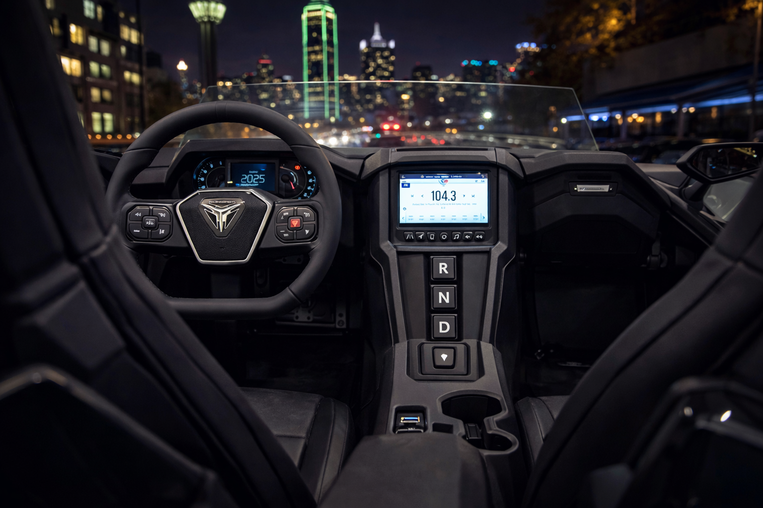 Polaris Slingshot open air experience Dallas side view