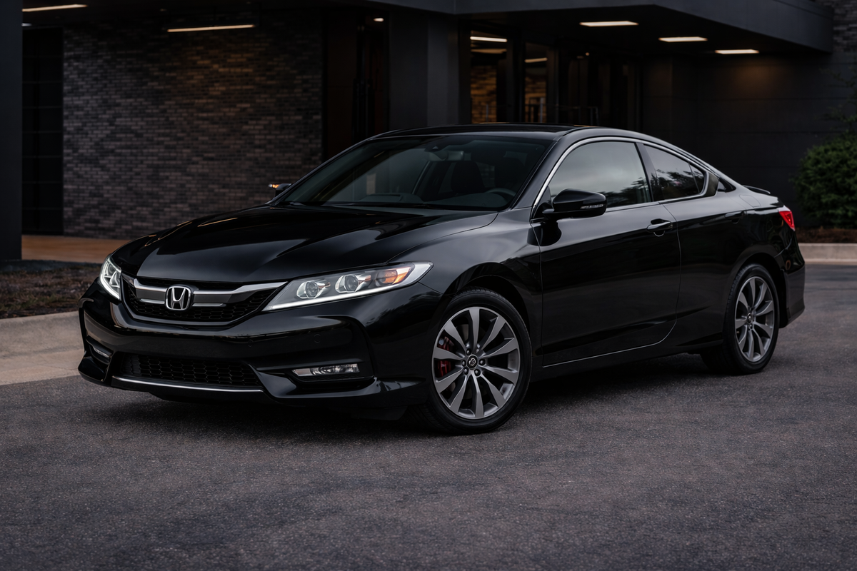 2016 Honda Accord Coupe (Black on Black) rental in Dallas-Fort Worth DFW