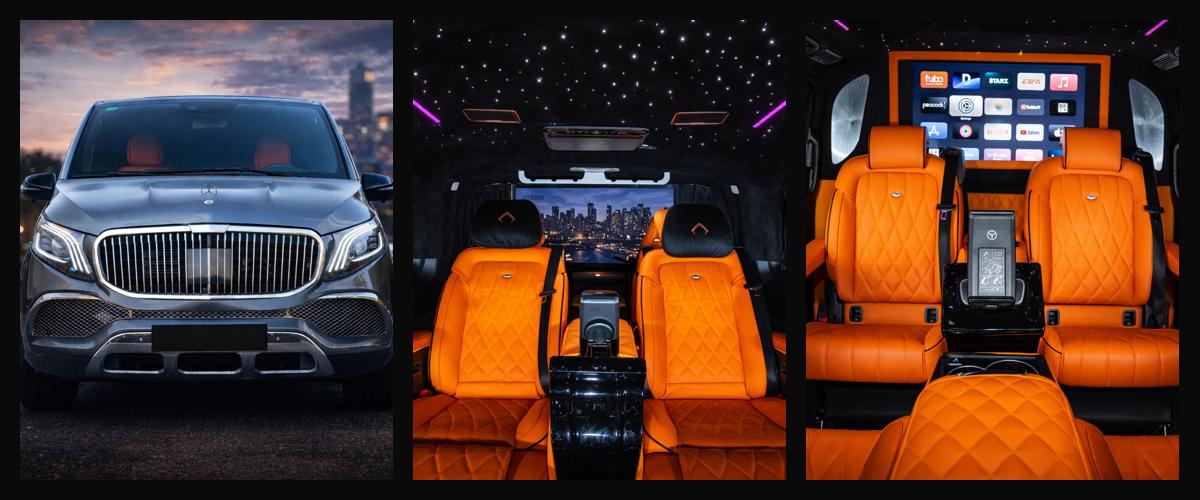 Maybach style Sprinter van chauffeur service in Dallas–Fort Worth (DFW)